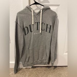 Grey dutch bros sweatshirt